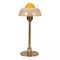 Fried Egg Table Lamp with Patinated Brass by Fog and Mørup Kongelys for Fog & Mørup 1