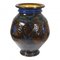 Vase in Marineblau von Herman Kähler 1