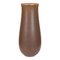 Tall Brown Vase in Stoneware by Eva Stæhr 1