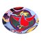 Ceramic Dish Depicting Red Bird By Corneille 2