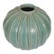 Grüne kugelförmige Vase von Arne Bang 2