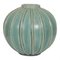 Grüne kugelförmige Vase von Arne Bang 1