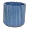 Blue Vase in Stoneware with Ribbed Design by Arne Bang, Image 1