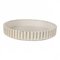 Ribbed Dish in Beige by Arne Bang, Image 3