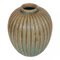 Nr 124 Vase aus Steingut mit geriffeltem Muster von Arne Bang 2