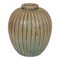 Nr 124 Vase aus Steingut mit geriffeltem Muster von Arne Bang 1