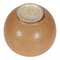 Sphere Shaped Vase in Stoneware Brown from Saxbo 3