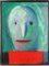 William Skotte Olsen, Composizione con volto, XX secolo, olio su tela, Immagine 1
