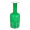 Green Glass Vase from Otto Brauer Holmegaard 1