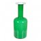 Green Glass Vase from Otto Brauer Holmegaard, Image 1