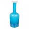 Blue Glass Vase from Otto Brauer Holmegaard 1