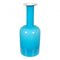 Blue Glass Vase from Otto Brauer Holmegaard 1