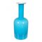 Blue Glass Vase from Otto Brauer Holmegaard, Image 1