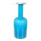 Blue Glass Vase from Otto Brauer Holmegaard 1