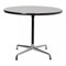 Grau laminierter Cafe Tisch mit schwarzem Rand von Charles Eames für Vitra 1