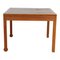 Teak Wood Coffee Table with Wheels by Børge Mogensen for Fredericia, Image 1