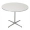 White Café Table by Arne Jacobsen for Fritz Hansen, 2000s, Image 2