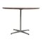 Rosewood Circular Café Table by Arne Jacobsen for Fritz Hansen, 1970s, Image 1