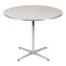 White Laminate Café Table by Arne Jacobsen for Fritz Hansen, Image 1