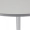 White Laminate Café Table by Arne Jacobsen for Fritz Hansen 3