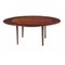 Mesa de comedor Flip-Flap circular de palisandro de Dyrlund, Imagen 1