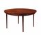 Circular Flip-Flap Dining Table in Rosewood from Dyrlund 3