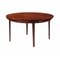Circular Flip-Flap Dining Table in Rosewood from Dyrlund, Image 3