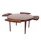 Circular Flip-Flap Dining Table in Rosewood from Dyrlund 4
