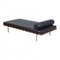 Divan Barcelona en Cuir Noir par Ludwig Mies Van Der Rohe 3