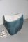 Italian Ceramic Mask Table Lamp by Ariele Torino, 1950s 5