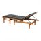 GE-01 Daybed with Black Leather Ottoman by Hans J. Wegner for Getama, 1960s, Set of 2 4