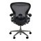 Chaise de Bureau Aeron Taille B Noire de Herman Miller 6