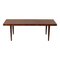 Coffee Table in Rosewood with Pointed Legs by Severin Hansen 1