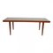 Rectangular Coffee Table in Rosewood with Tiles by Severin Hansen for Royal Copenhagen 1