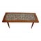 Rectangular Coffee Table in Rosewood with Tiles by Severin Hansen for Royal Copenhagen 2