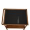 Mesa de servicio de palisandro con tablero negro, Imagen 4