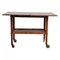 Serving Table in Rosewood with Black Top, 1960s 3