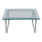 Coffee Table in Steel and Glass by Jørgen Kastholm for Kill International, Image 2