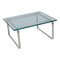 Coffee Table in Steel and Glass by Jørgen Kastholm for Kill International, Image 3