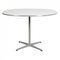 White Circular Table by Piet Hein for Fritz Hansen, 2000s, Image 1