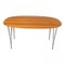 Elliptical B612 Table in Cherry Wood by Piet Hein for Fritz Hansen, 1990s, Image 2