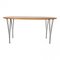 Elliptical B612 Table in Cherry Wood by Piet Hein for Fritz Hansen, 1990s 1