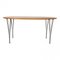 Elliptical B612 Table in Cherry Wood by Piet Hein for Fritz Hansen, 1990s, Image 1