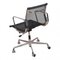 Chaise de Bureau EA-117 en Maille Noire par Charles Eames pour Vitra 3