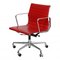 Chaise de Bureau EA -117 en Cuir Rouge par Charles Eames pour Vitra 2