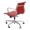 Red Leather EA -117 Office Chair by Charles Eames for Vitra 4