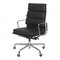 Black Leather EA-219 Office Chair by Charles Eames for Vitra, 1960s 2