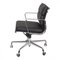 Black Leather EA-217 Office Chair by Charles Eames for Vitra 3