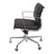 Chaise de Bureau EA-217 en Cuir Noir par Charles Eames pour Vitra 3