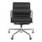 Black Leather EA-217 Office Chair by Charles Eames for Vitra, Image 2